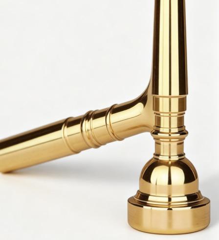 Trumpet Mouthpiece 3C/5C/7C Universal Brass Silver Plated