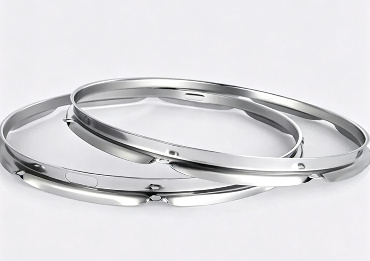Drum Hoops Stamped Hoops