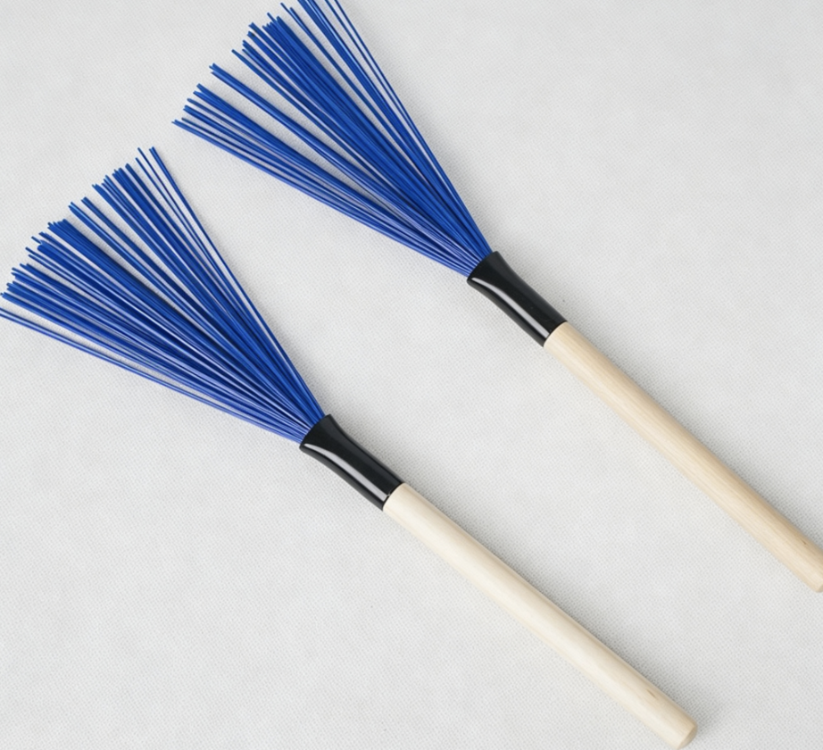 Drum Kit Bundle Sticks Nylon Wire Wooden Handle Drum Brushes