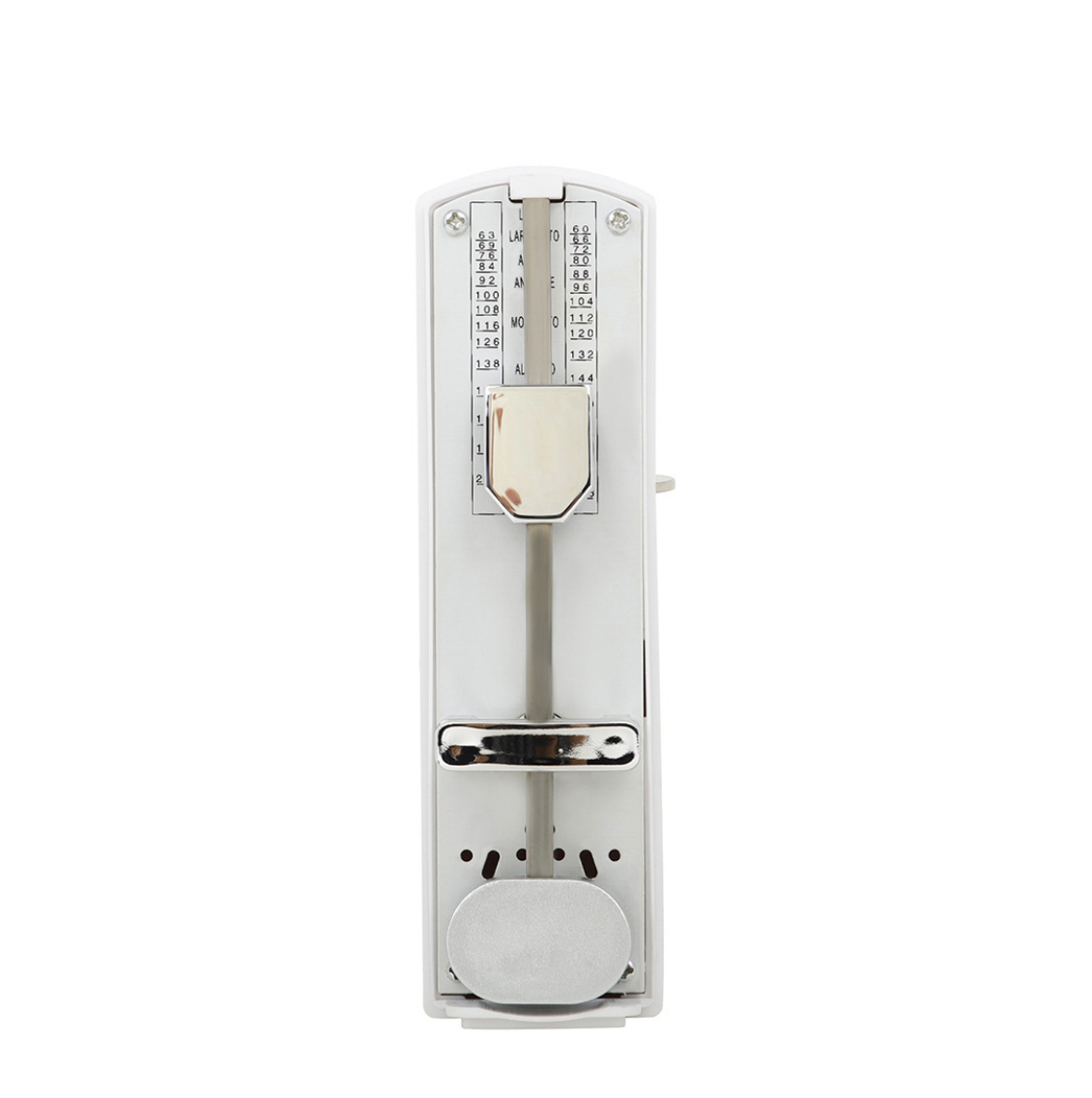 Miniature mechanical metronome for guitar and violin, suitable for practice. Made of wood and miniature rhythm