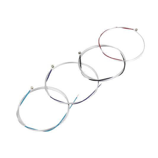 Silver-wrapped strings ¨C violin stringing accessories