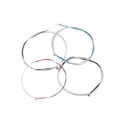 Silver-wrapped strings ¨C violin stringing accessories