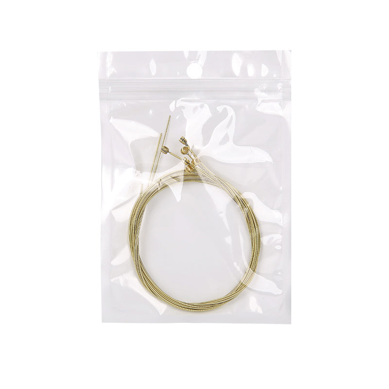 Guitar strings ¨C pearl-colored bag, silver bag packaging ¨C loose-string acoustic guitar, wooden guitar, guitar string accessories