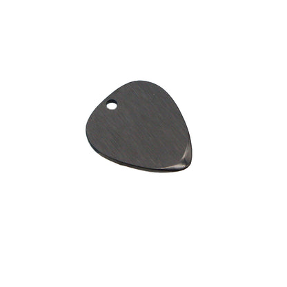 Stainless steel, angular guitar pick