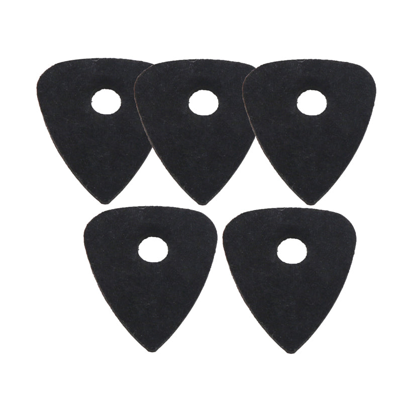 Holed pick ¨C Small four-string wool pick
