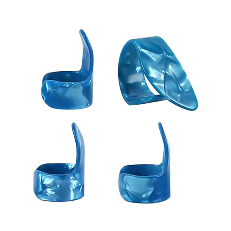 Colorful guitar pick ¨C Bassist's pain-relieving finger guard