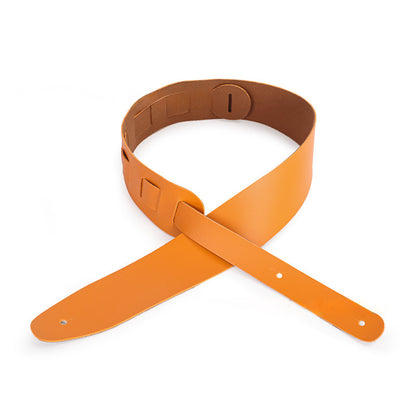 Wide and thick guitar strap ¨C genuine leather anti-slip shoulder strap for electric and bass guitars