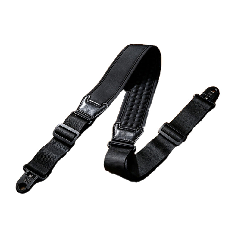 Guitar strap ¨C thickened and widened design with air cushion for reduced pressure and enhanced breathability