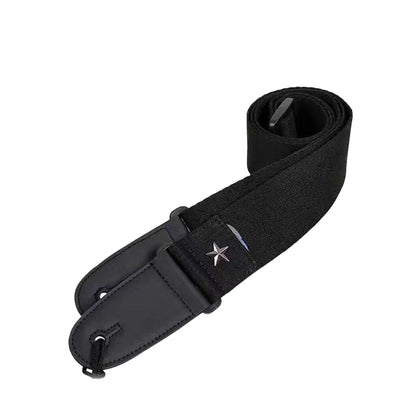 Five-pointed star-shaped wooden guitar strap ¨C thickened and widened shoulder strap for electric guitars