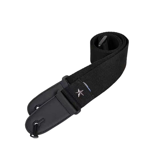 Five-pointed star-shaped wooden guitar strap ¨C thickened and widened shoulder strap for electric guitars