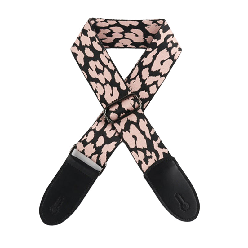 Leopard Pattern 5 cm Guitar Shoulder Strap ¨C Wide Back Strap ¨C For Electric Guitars