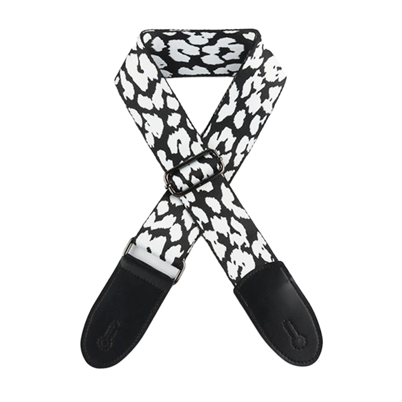 Leopard Pattern 5 cm Guitar Shoulder Strap ¨C Wide Back Strap ¨C For Electric Guitars