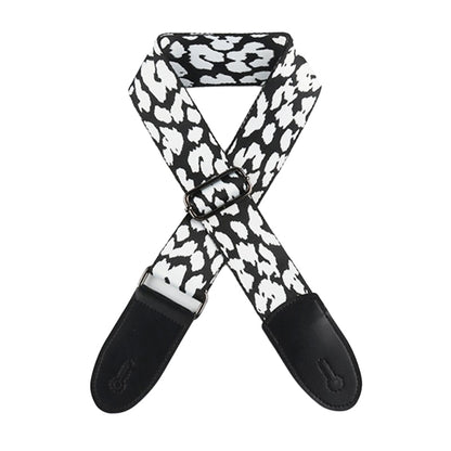 Leopard Pattern 5 cm Guitar Shoulder Strap ¨C Wide Back Strap ¨C For Electric Guitars