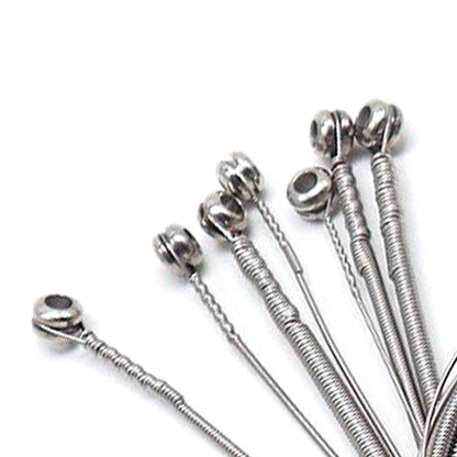Silver electric bass string set