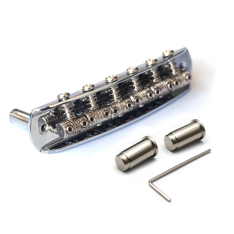 Electric guitar bridge ¨C Adjustable guitar bridge