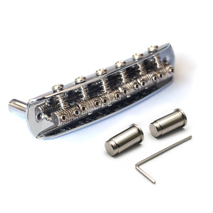 Electric guitar bridge ¨C Adjustable guitar bridge