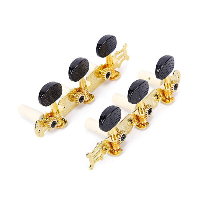 Guitar strings ¨C Fretting knobs: Folk guitar, Ukulele ¨C Open, Semi-Open, Fully Closed; Classical guitar ¨C Standard string set.