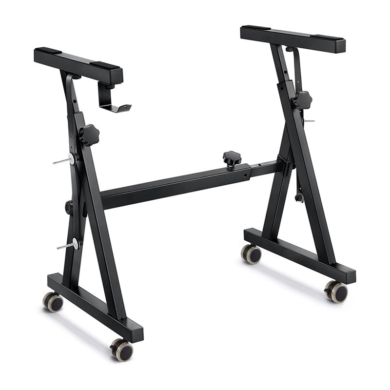 The Z-shaped piano stand is an adjustable piano keyboard stand suitable for 54-,61-, and 88-key electronic heavy-duty multi-keyboards (universal)