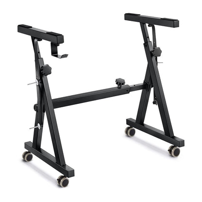 The Z-shaped piano stand is an adjustable piano keyboard stand suitable for 54-,61-, and 88-key electronic heavy-duty multi-keyboards (universal)