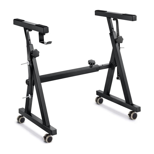 The Z-shaped piano stand is an adjustable piano keyboard stand suitable for 54-,61-, and 88-key electronic heavy-duty multi-keyboards (universal)