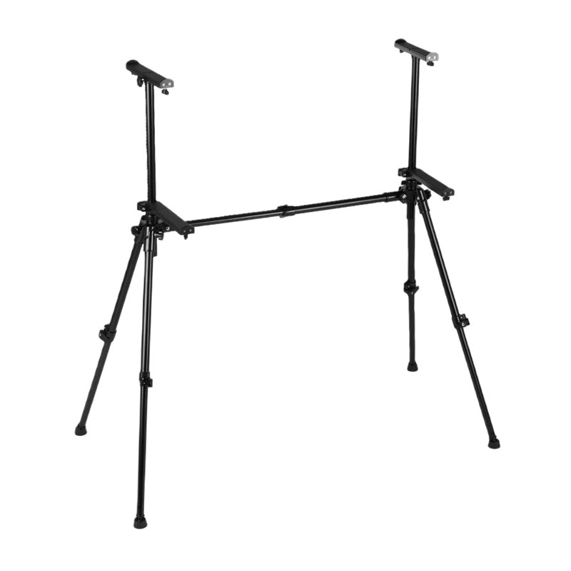 Dual-layer foldable and stackable electronic piano stand ¨C compatible with both 61-key and 88-key electronic pianos; universal dual-layer support for home electronic pianos