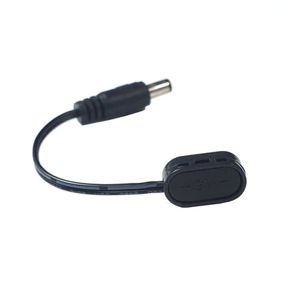 9V Effects Pedal External Battery Clip, Guitar Stomp USB Rechargeable Portable DC Power Cable (Positive External, Negative Internal), Accessories