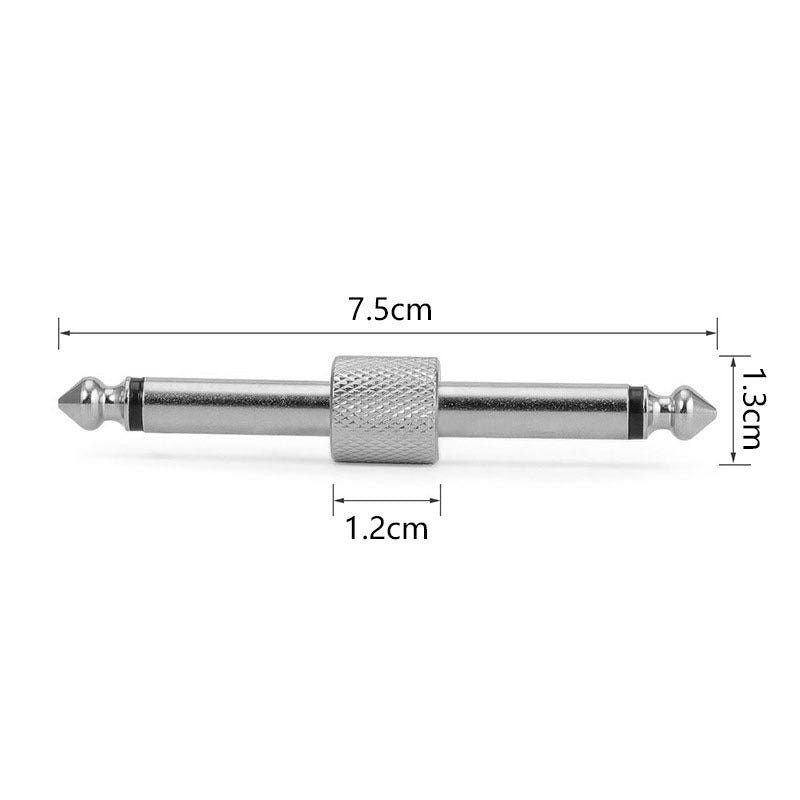 Effects pedal ultra-short connector, Z-shaped straight guitar pedal cable, audio connector