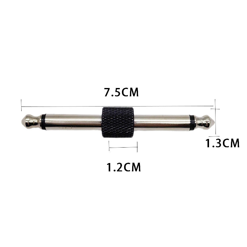 Effects pedal ultra-short connector, Z-shaped straight guitar pedal cable, audio connector