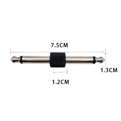 Effects pedal ultra-short connector, Z-shaped straight guitar pedal cable, audio connector