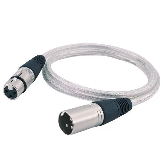 Crystal XLR male-to-female audio cables, microphone cables, XLR microphone cables, balanced mixing console speaker cables