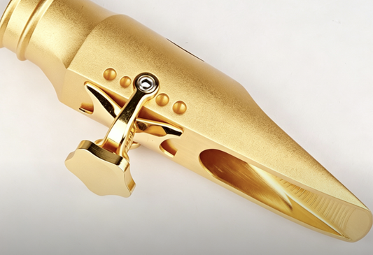 Saxophone Metal Mouthpiece Brass Silver Plated Alto Tenor