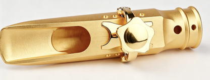 Saxophone Metal Mouthpiece Brass Silver Plated Alto Tenor