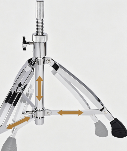 Saddle Drum Throne for Drum Set Performance
