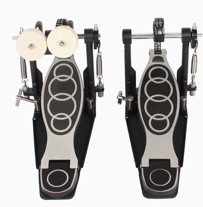 Heavy-Duty Zinc-Aluminum Alloy Double Bass Drum Pedal
