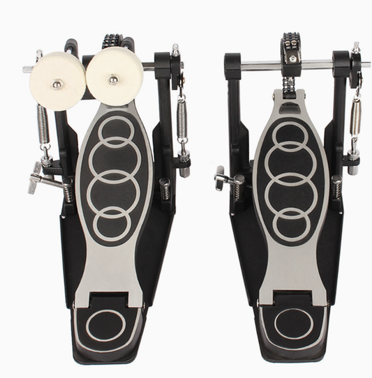 Heavy-Duty Zinc-Aluminum Alloy Double Bass Drum Pedal