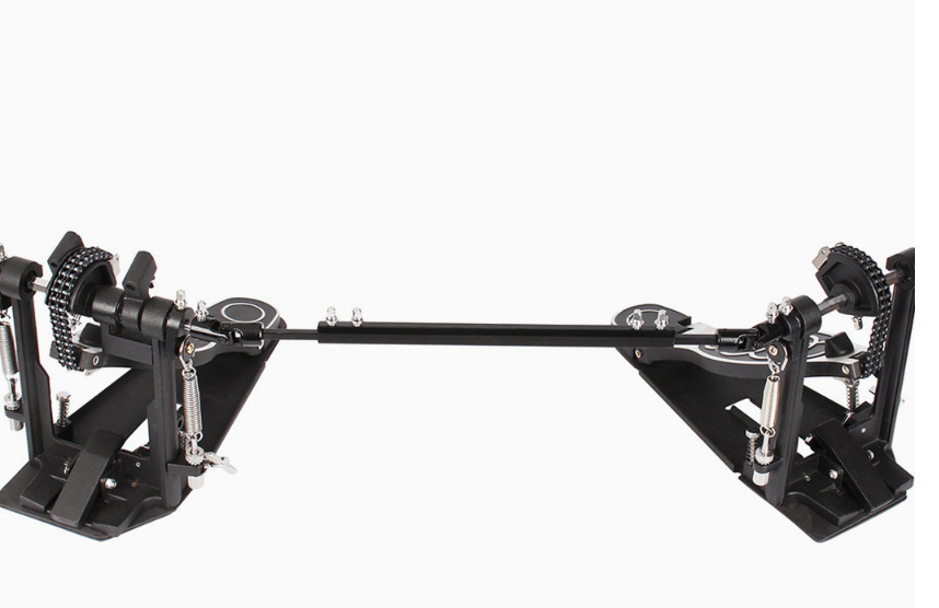 Heavy-Duty Zinc-Aluminum Alloy Double Bass Drum Pedal