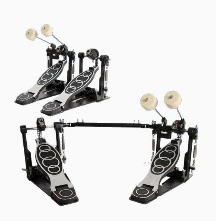 Heavy-Duty Zinc-Aluminum Alloy Double Bass Drum Pedal