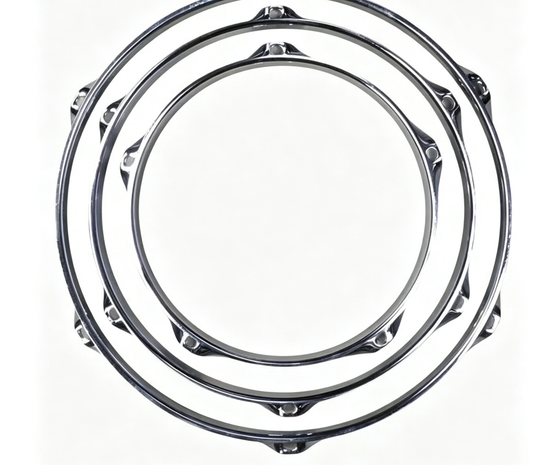 Drum Hoops Stamped Hoops