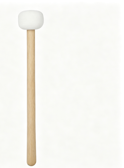 Singing Bowl Mallet Set Beechwood Handmade Lamb Wool Felt Striker
