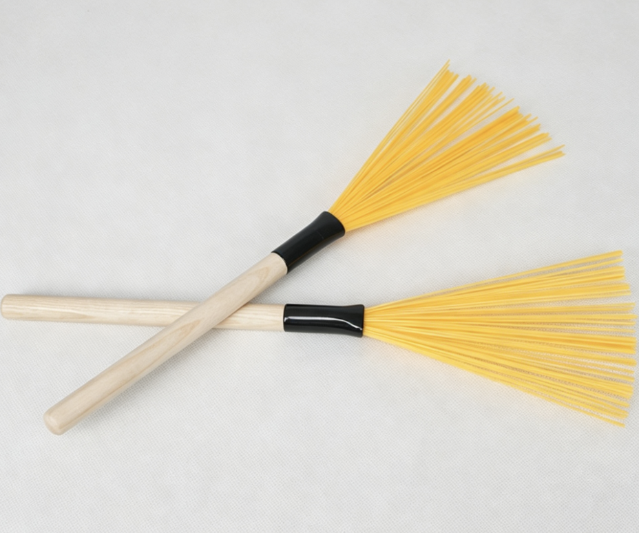 Drum Kit Bundle Sticks Nylon Wire Wooden Handle Drum Brushes