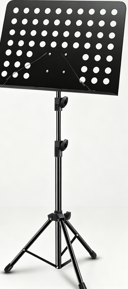 Portable Foldable Music Stand, Sheet Music Holder for Guitar, Drum Kit, Guzheng & Violin, Home Use Music Rack