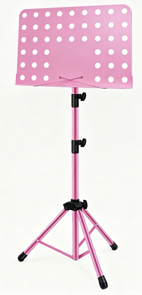 Portable Foldable Music Stand, Sheet Music Holder for Guitar, Drum Kit, Guzheng & Violin, Home Use Music Rack
