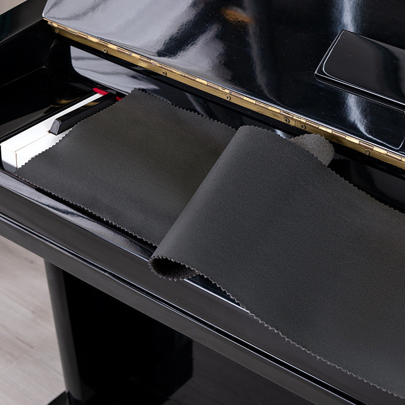 Piano Cover Cloth, Keyboard Cover Cloth, Dustproof Cover Cloth, Technological Cloth, Universal Vertical Electric Piano Cover Cloth, Simple Grey Covering Cloth