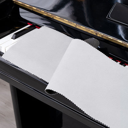 Piano Cover Cloth, Keyboard Cover Cloth, Dustproof Cover Cloth, Technological Cloth, Universal Vertical Electric Piano Cover Cloth, Simple Grey Covering Cloth