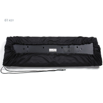 ustproof Drawstring Digital Piano Cover?Black 61?Key Keyboard Cover
