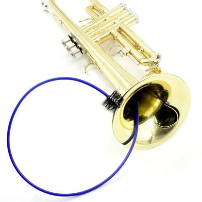 This wind instrument cleaning brush set includes a trumpet mouthpiece cleaning brush suitable for trumpets, flutes, and other wind instruments