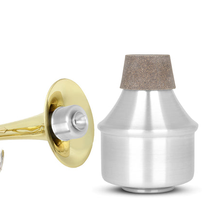 Aluminum alloy trumpet mute, wind instrument trumpet mute, aluminum alloy trumpet wah-wah mute