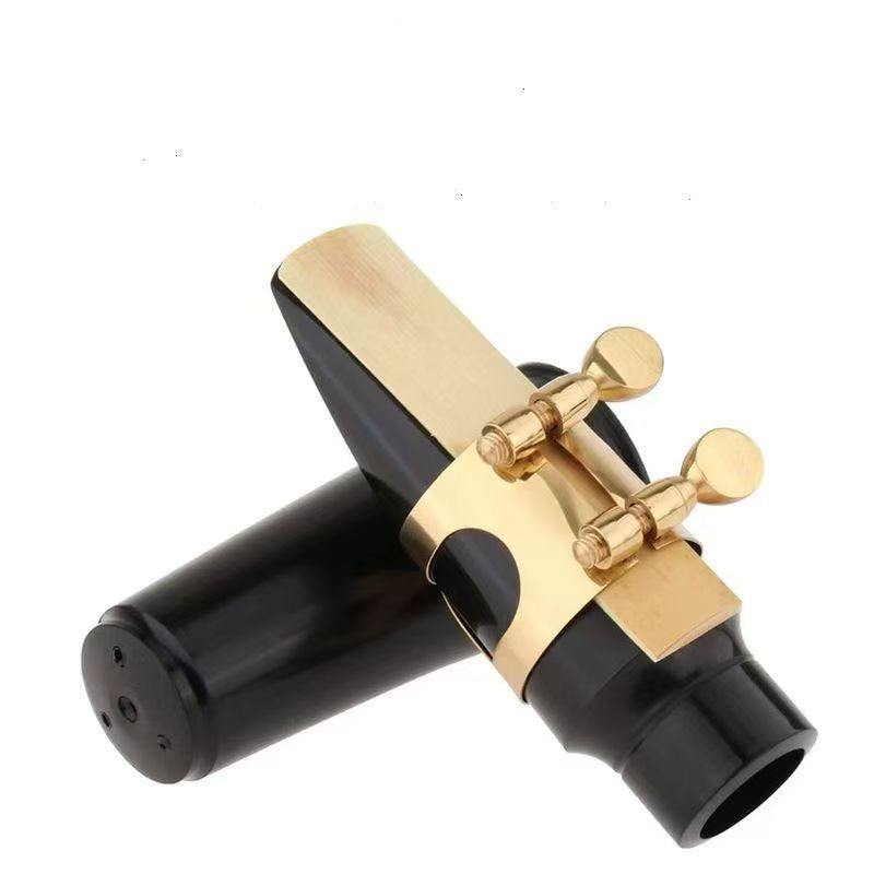 E-flat alto saxophone mouthpiece set, B-flat tenor and soprano mouthpiece clip set