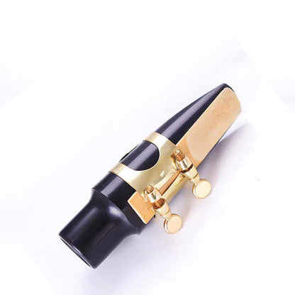 E-flat alto saxophone mouthpiece set, B-flat tenor and soprano mouthpiece clip set