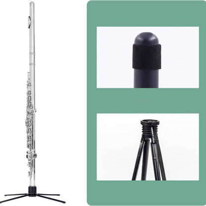 Flute stand, flute rack, floor stand, foldable portable flute stand, musical instrument stand, shelf